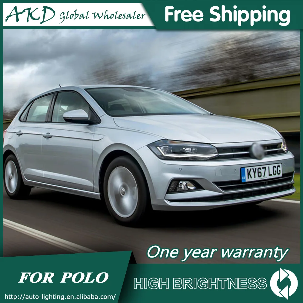 Фары для автомобиля VW POLO- DRL дневные ходовые огни головная лампа светодиодный Биксеноновая лампа Противотуманные фары тюнинг автомобильные аксессуары