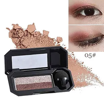 

5 Color Highly Pigmented Gradient Eyeshadow With Exquisite Glitters And Smooth Texture Dual-Color Eyeshadow