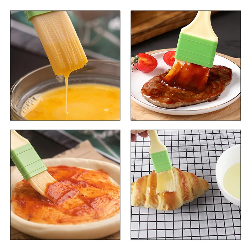 Baking Brush BBQ Oil Brush Plastic Barbecue Bread Bristle Cooking Utensils Camping Gadgets Cake Tools Household