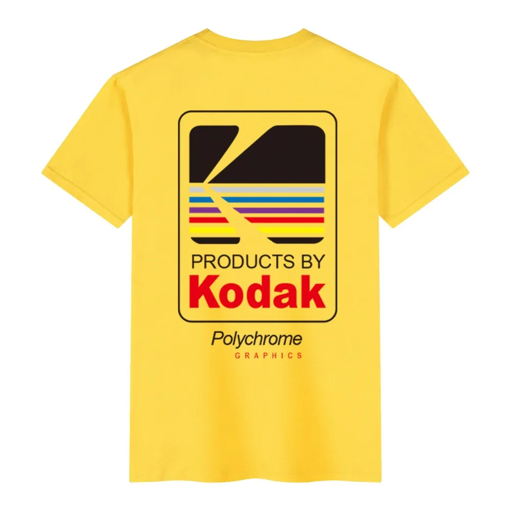 Футболка Мужская/женская с японским принтом kodak модная тенниска в стиле