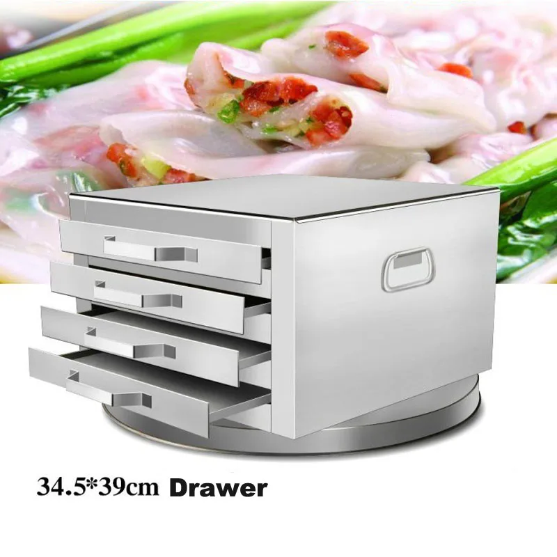 

Stainless Steel Tray 4 Layer Commercial Steamed Sausage Machine Drawer Type Intestinal Powder Meat Steaming Machine Chinese