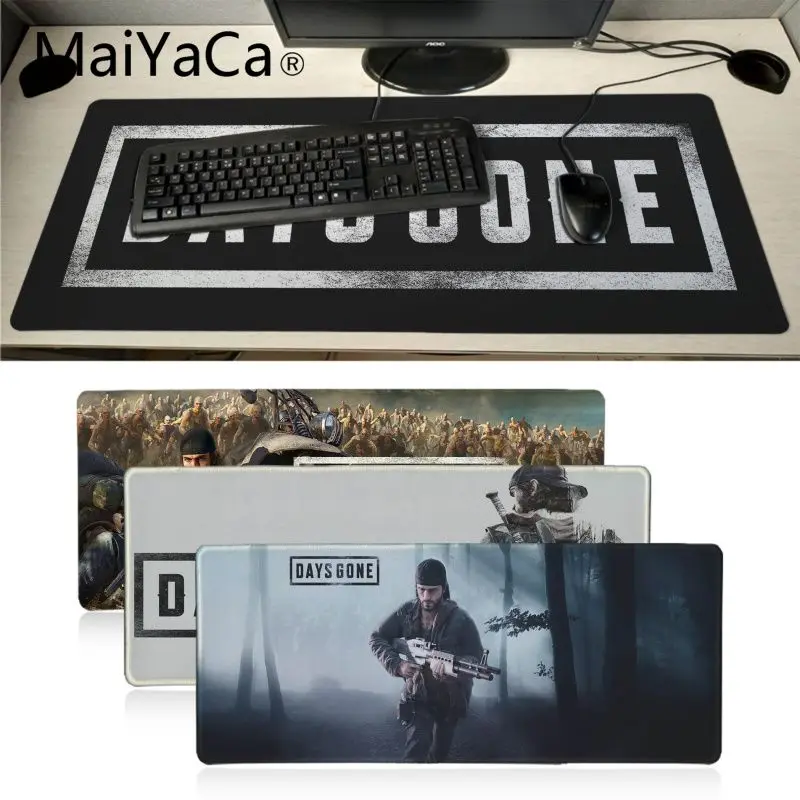 

MaiYaCa Vintage Cool Days Gone Office Mice Gamer Soft Mouse Pad Gaming Mouse Pad Large Deak Mat 700x300mm for overwatch/cs go