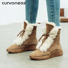 Женские ботинки наивысшего качества из натуральной шерсти Ботинки martin на шнуровке женские ботильоны на меху зимняя теплая женская обувь европейский размер 34-40