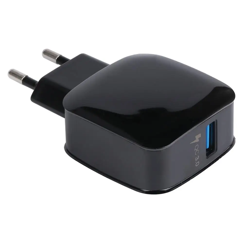 QC3.0 USB зарядное устройство для путешествий ПК противопожарный материал EU/US Plug быстрое зарядное устройство настенное зарядное устройство Быстрая зарядка 3,0 5V 3A для смартфона