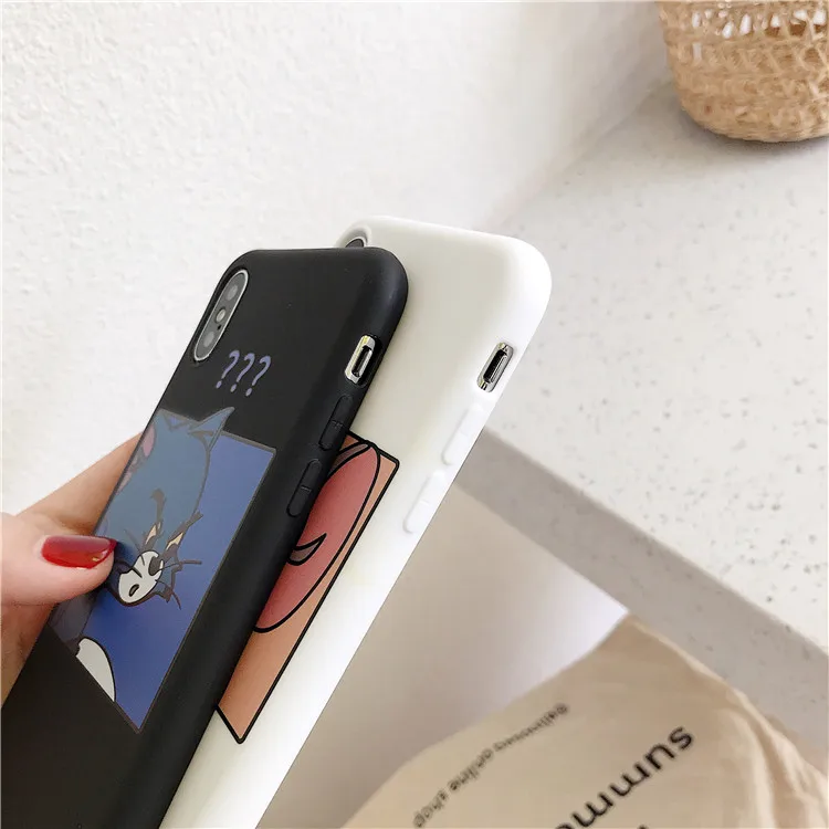 Niceking Летние фрукты авокадо чехол для телефона для iPhone XS Max XR X мультфильм Том и Джерри Мягкий ТПУ чехол для iPhone 6 6S 7 8 Plus