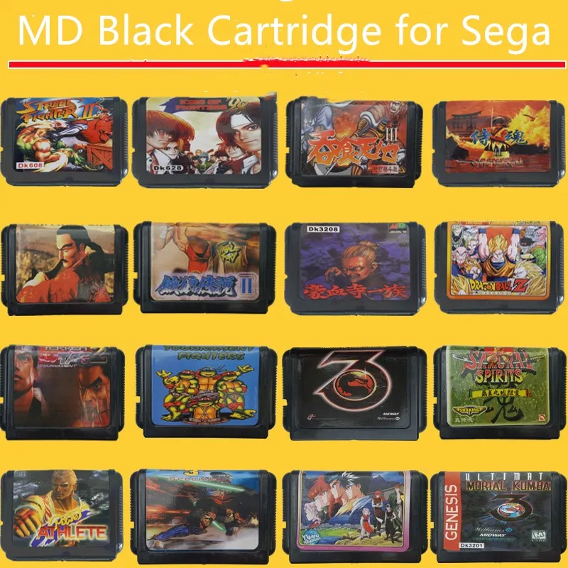 Классический игровой картридж серии MD 16 бит для домашней игровой консоли sega