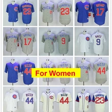 Женская майка Chicago Javier Baez Anthony Rizzo Kris Bryant Ryne Sandberg FLEX& Cool Base