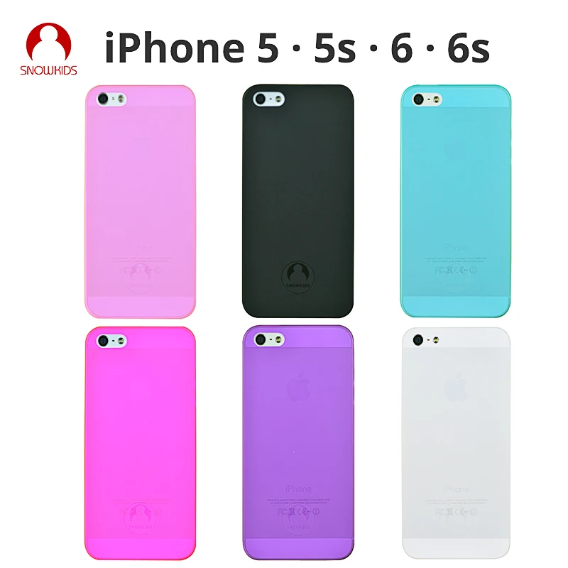 Snowkids чехол для iPhone 5 5s 6 6s case Case Half Transparent | Мобильные телефоны и аксессуары