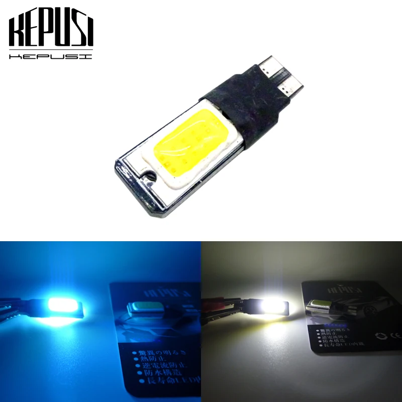 Светодиодсветильник лампа T10 W5W 194 168 LED COB с боковым клиновым освещением