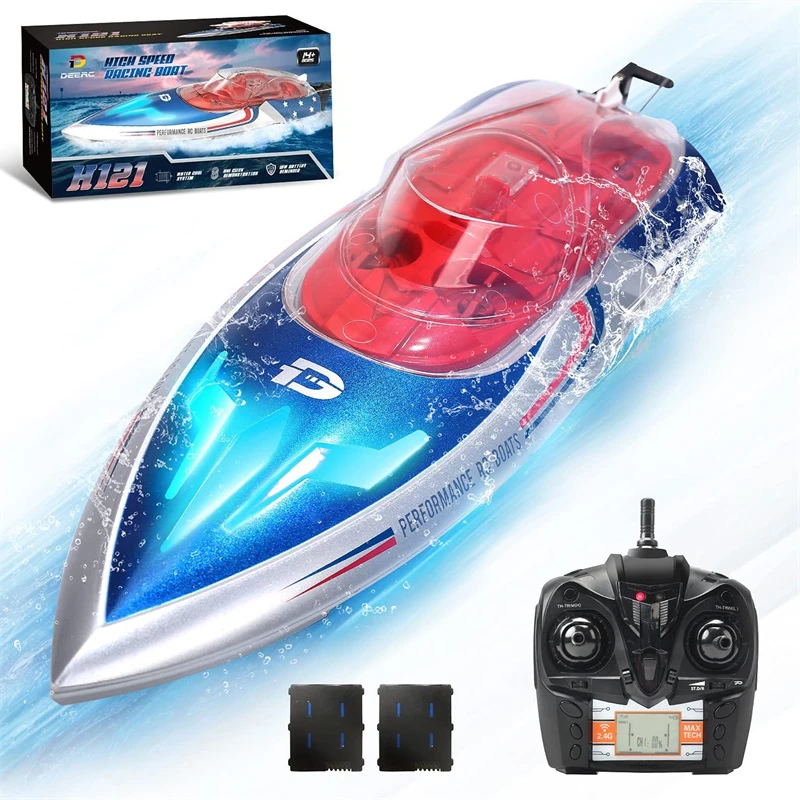 Deerc Bateau De Course H121, 25 Km/h, 2.4g, Avec