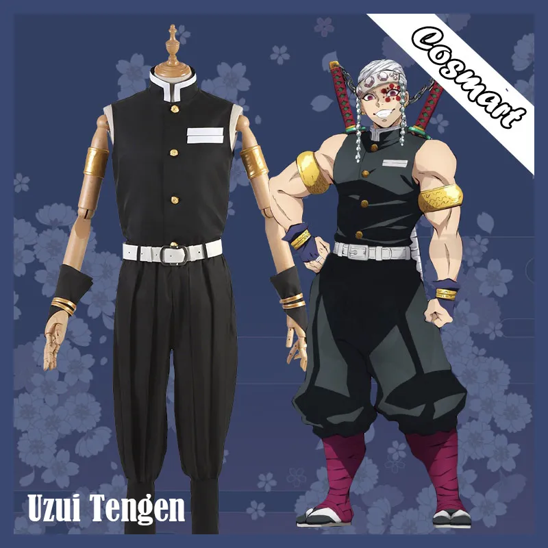 Specialty Anime Demon Slayer Kimetsu No Yaiba Uzui Tengen Cosplay Costume Men S Suit Clothing Shoes Accessories