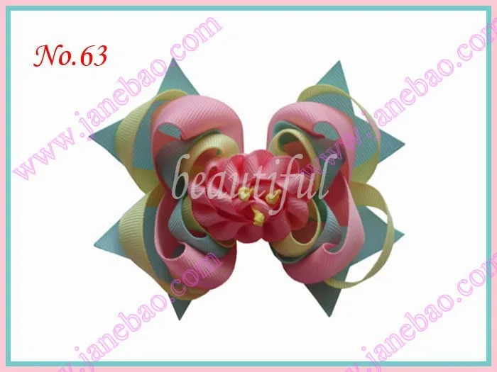 25 шт Девушки Романтические банты для волос Kanzashi бутик заколки для волос Популярные Девушки аксессуары для волос