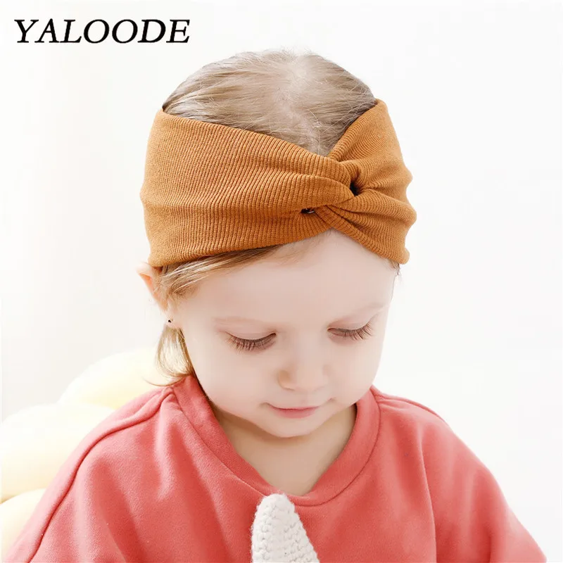 

Lovely Baby Headband Turban Knot Newborn Baby Girl Headbands Elastic Infant Toddler Hair Band Headdress Baby Hair Accessories