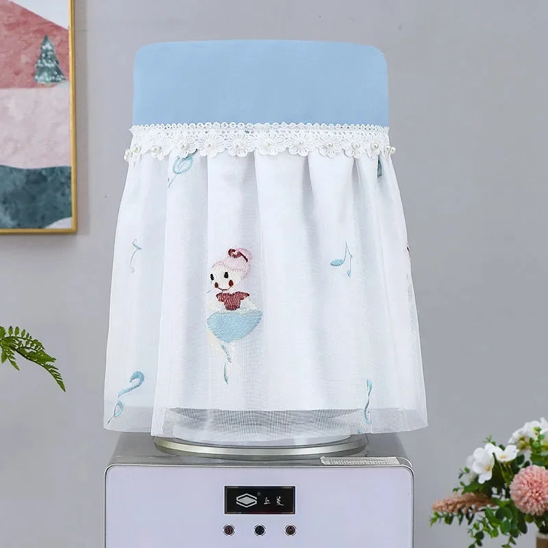 Drinking Fountain Cover Dust Cover Bucket Towel Household Living Room Drinking New Nordic Minimalist Modern Lace water dispenser cover