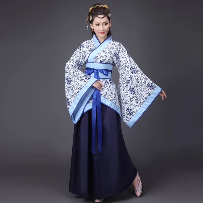 Color14 Китайский традиционный новогодний женский костюм для выступлений Hanfu, 14 цветов, Женский праздничный костюм в стиле Тан, платье Чонсам для девочек, ретро костюмы - Цвет: Color14