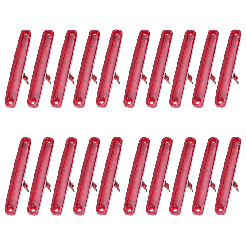 

Plastic DC 24V 9LED Buses Truck Trailers Side Marker Indicator Signal Tail Light