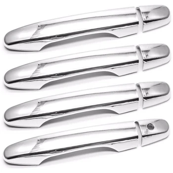 

8 Pcs Car Chrome Exterior Door Handle Cover Trim Sticker for Honda CRV CR-V 2012-2016