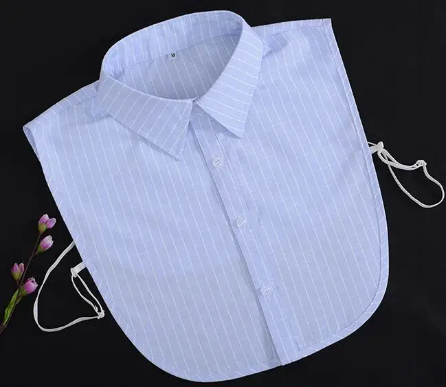 SIZE L Мужская рубашка с фальшивым воротником,, в полоску, съемный, мужской, s, фальшивый воротник, хлопок, мужской, Краген, съемные воротники, Nep Kraag - Цвет: SIZE L