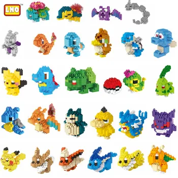 

36 styles mini block building toys cute intellgent diy building blocks toys for kids