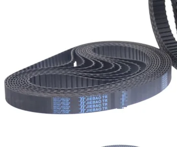 

2pcs 300L/304L/315L (Perimeter:762-800.1mm) Width:12mm Rubber trapezoid tooth L-type synchronous driving belt