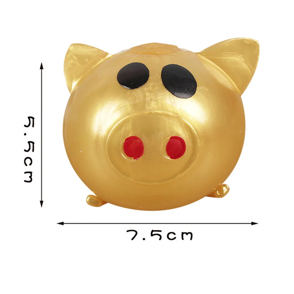 4 шт. Jello Pig милый антистресс Splat водный мяч-свинка вентиляционная игрушка вентиляционная липкая свинья Новинка Забавные игрушки новые игрушки и хобби