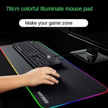 

Wireless Charging Mouse Pad Extra Large RGB Gaming Mouse Mat 30.7" X 11.8''