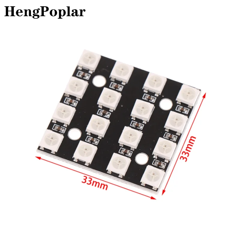 100 Pz Cjmcu-2812 Ws2812B-4 * 4Bit Rgb Led Modulo Pannello Lampada 5V 16Bit Arcobaleno Led Preciso