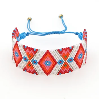 

Miyuki Bracelet for Women Accessories Evil Eye Jewellery Making Friendship Bracelets Boho Jewelry Hand Made Undefined