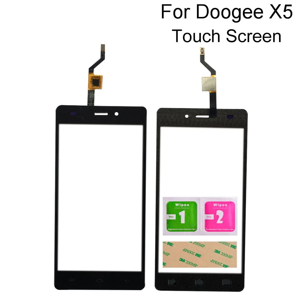 

Touch Screen For Doogee X5 Touch Screen Digitizer For Doogee X5 Pro Touch Panel Touchscreen Sensor Front Glass Tools Adhesive