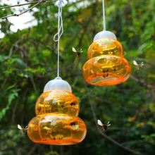 Пчел ловушка банка Hornet улей ловушка нетоксичный горшок ловушка подвесной инсектарный ящик инструменты VJ-Drop