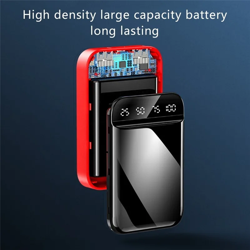 Mini Large Capacity 50000mAh Power Bank Is Suitable Portable Dual USB Fast Charging External Battery for Xiaomi IPhone Samsung portable phone charger