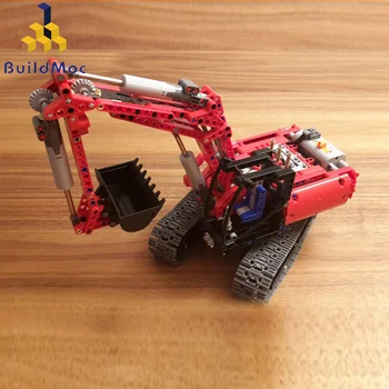 

MOC-14261 Technic Motor RC Excavator Model Building Blocks City Engineering Construction Truck Toys Compatible Lepins 20025 8294