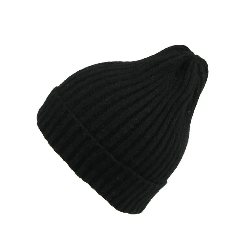 Женская Шапка-бини, Простая цветная шапочка, повседневная, Gorro, универсальный вязаный свитер, шапка, зимние шапки для мужчин, теплые шапки для взрослых