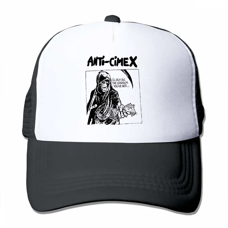 Anti-Cimex-Uranium T-(панк-разрядка skitslickers mob 47 totalitar) бейсболка для мужчин и женщин Кепка для водителя грузовика Регулируемая Кепка - Цвет: 4-Black