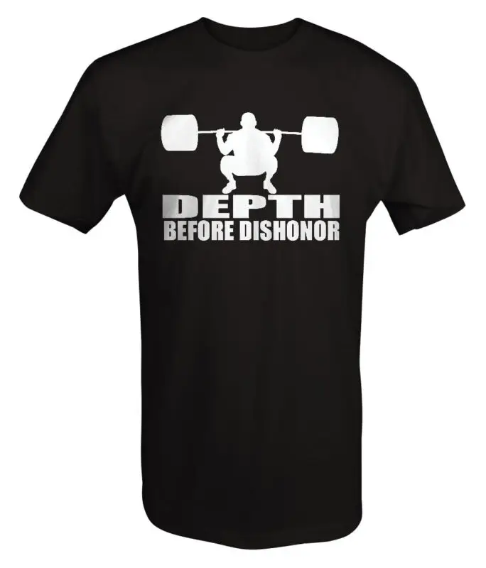 Футболка-глубина перед тренировкой Dishonor Powerlifting Squat | Мужская одежда