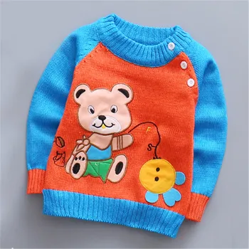 

PatPat 2020 New Arrival Autumn and Winter Baby Unisex casual Sweaters Baby Toddler Boy Sweaters Baby Clothes Tops