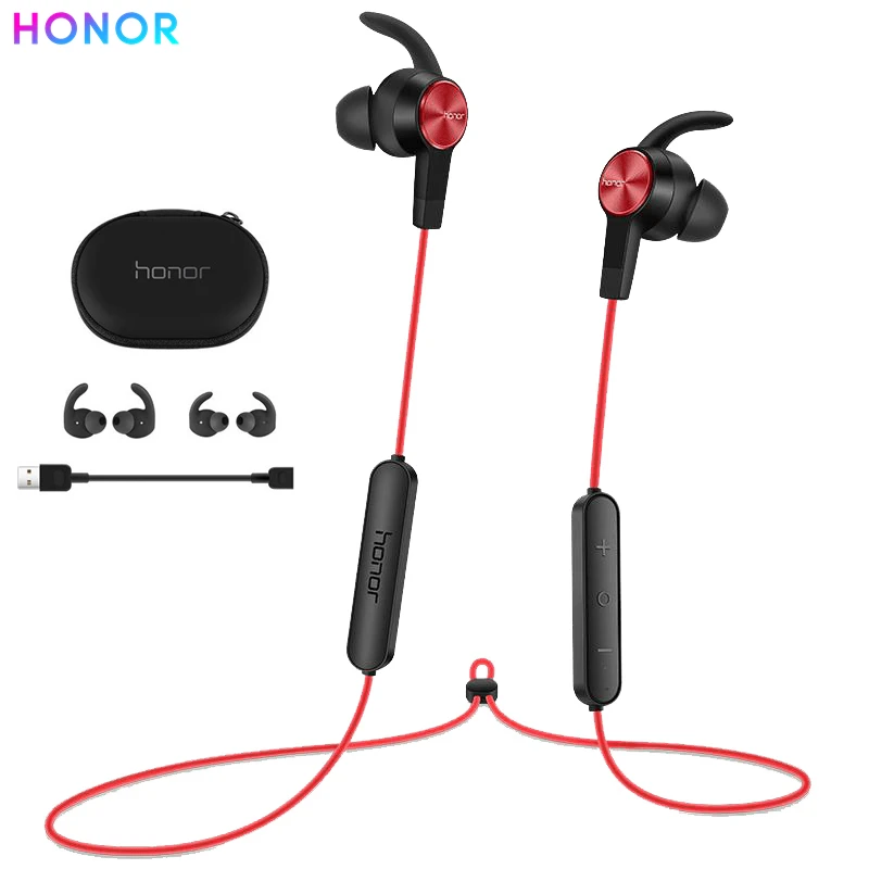 Nova Honra Xsport Am61 Am66 Bluetooth In-ear Conexão sem Fio Fone de Ouvido com Microfone Fone de Ouvido Suporte Huawei Xiaomi