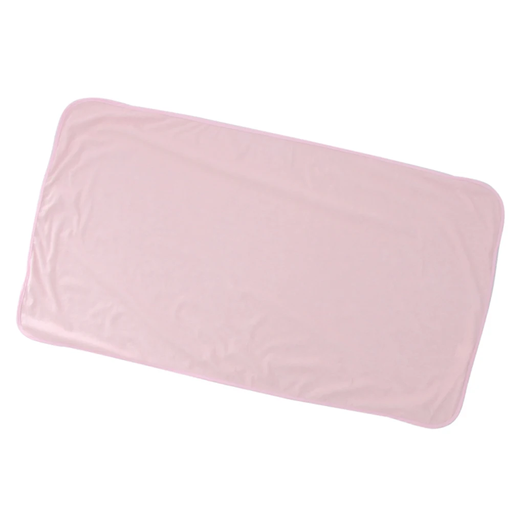 Washable Bed Sheet Elderly Incontinence Pad Underpad Protector 70x120cm Pink
