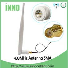 2 шт. 433 МГц антенна SMA разъем 433 МГц антенна 433 м беспроводной повторитель+ RP-SMA Ufl./IPX отрезок провода расширения кабель