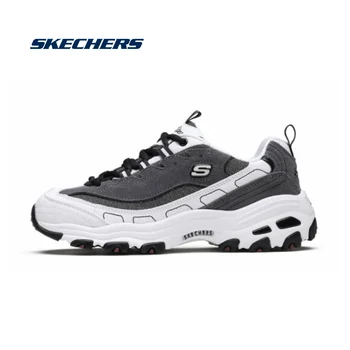 Skechers-Zapatillas de plataforma gruesa para mujer, zapatos informales, a la moda, para papá, marca de lujo, 999958-ccbk