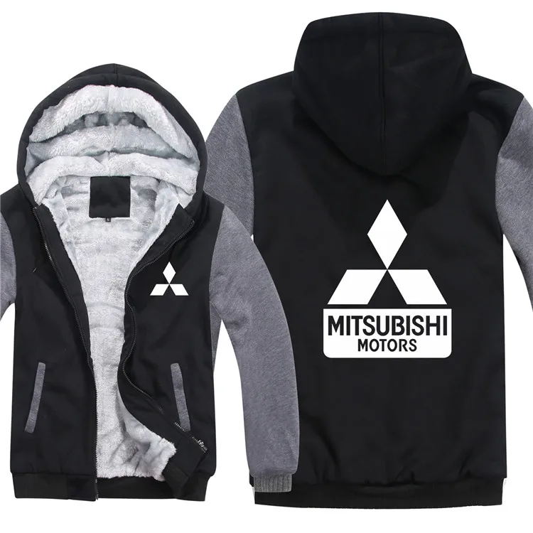 as picture Mitsubishi, толстовки, мужская куртка, зимняя, высокое качество, для мужчин, повседневная, шерсть, подкладка, флис, Mitsubishi, мужские толстовки с капюшоном - Цвет: as picture