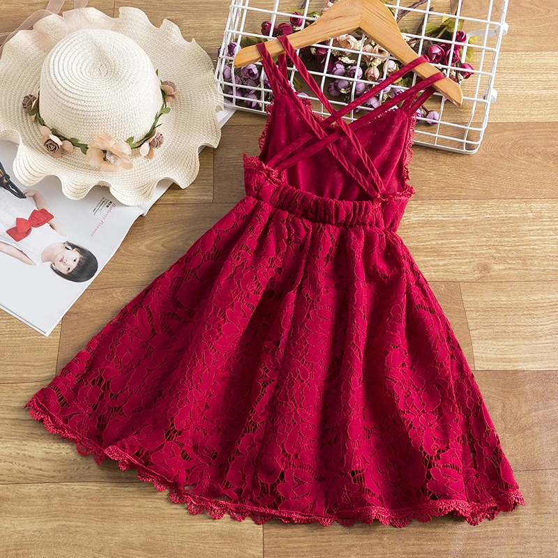 Vestido Vermelho Infantil Fire