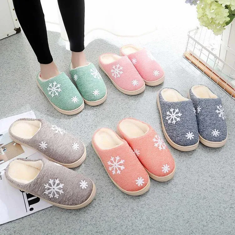 

Cotton Plush Slipper Winter Warm