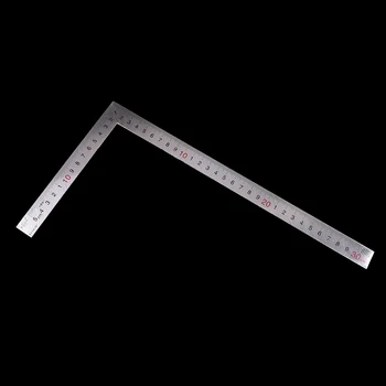 

Measuring Tool Stainless Steel 90 Degree Angle Metric Try Mitre Square Ruler Metal Straight Ruler Ruler Tool hot sale