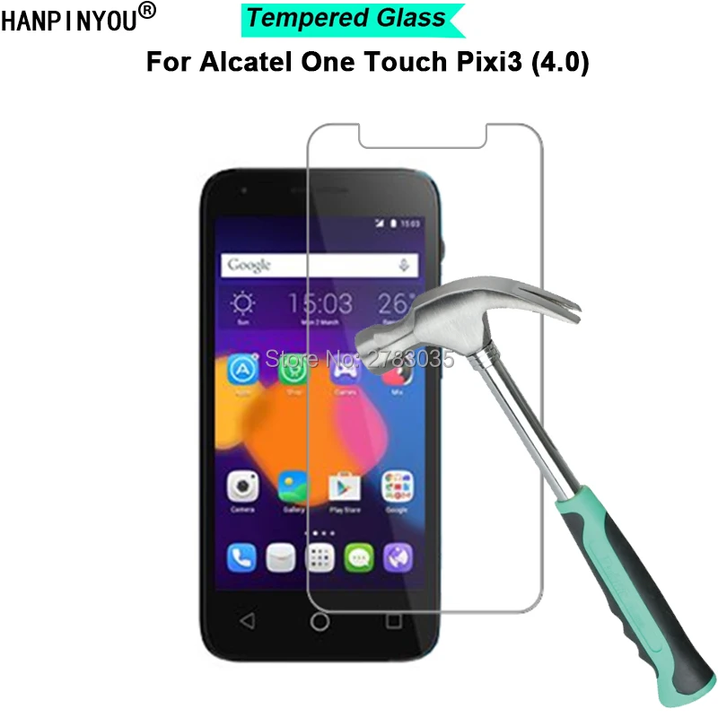 Ультратонкое закаленное стекло 0 26 мм Защитная пленка для Alcatel One Touch Pixi 3 (4) 4013D Pixi3 4