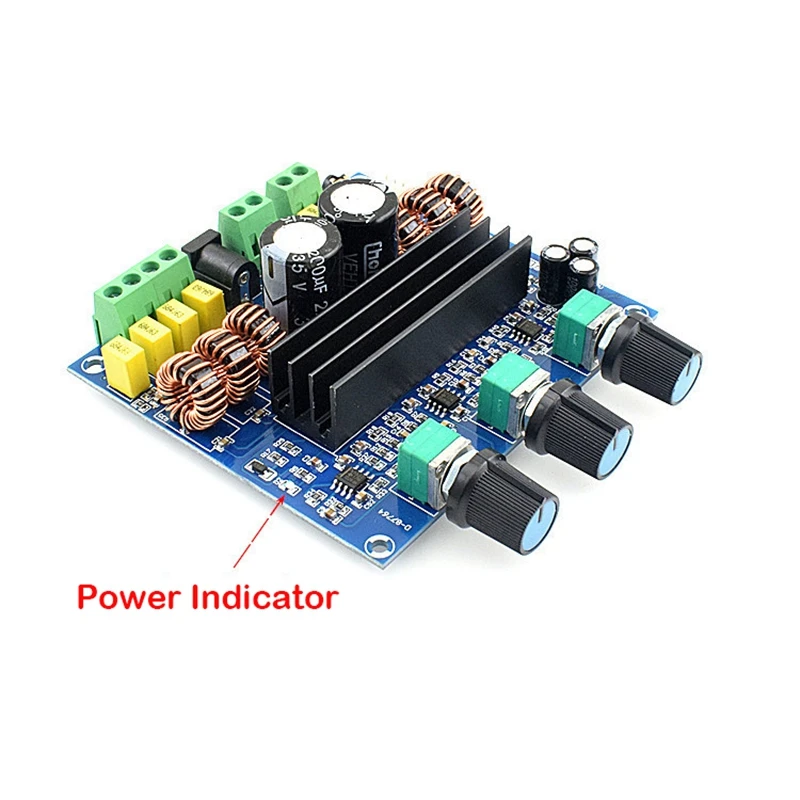 2 1 Digital o Power Amplifier Board 2 X 80W 100W TPA3116D2 Subwoofer Amplifiers DC12 26V Amplificador Module