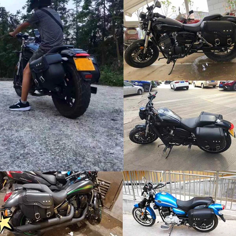 viking bolsas softail slim