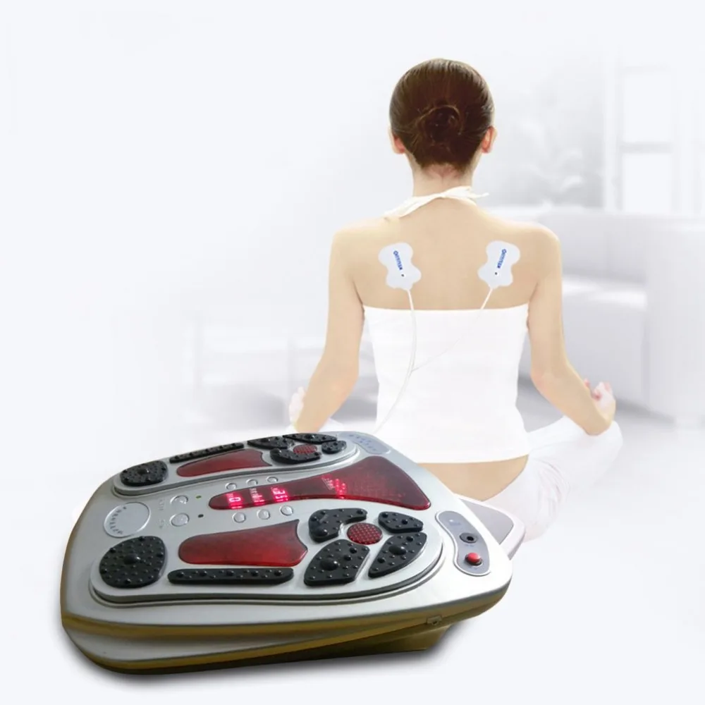 

Multifunctional Body Health Care Foot Massaging Device Electromagnetic Infrared Wave Pulse Foot Massager US/UK/AU/EU Plug