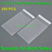 

250 Pieces 3.5" x 6.7"+0.8" (90 x 170+20mm) Bubble Bags For Cellphone Cases Mobile Phone Accessories Packing Envelopes Pouches