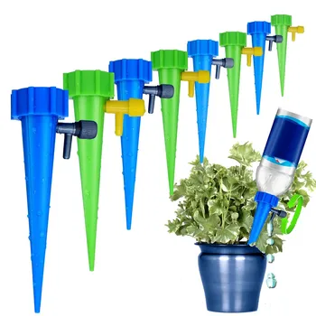 

20pcs Watering Spike Device Automatic Adjustable Watering Drip Spike Switch Control Valves for Outdoor Watering Spike #BL2